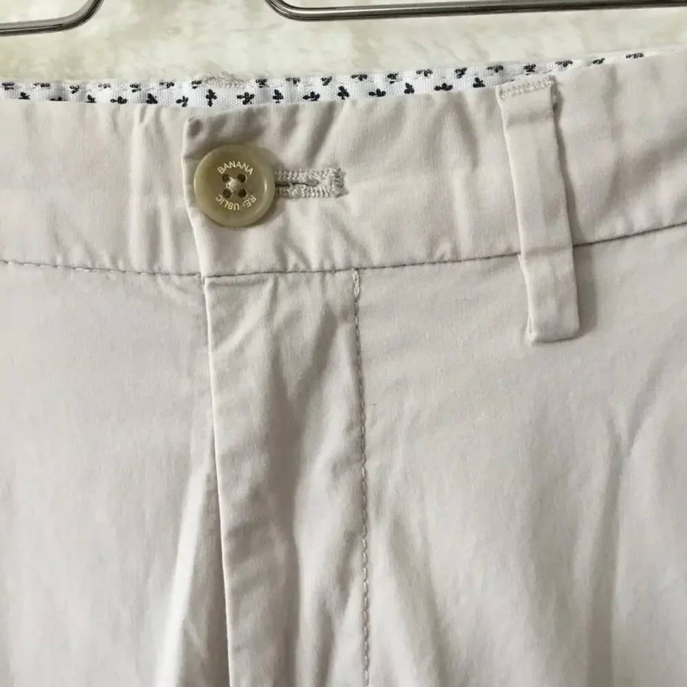 Banana Republic Light Beige Aiden Chino Pants